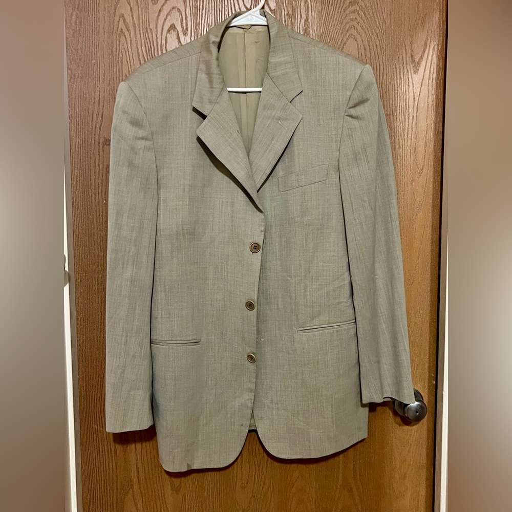 Men's Tan Cerruti 1884 Italian Wool Suit